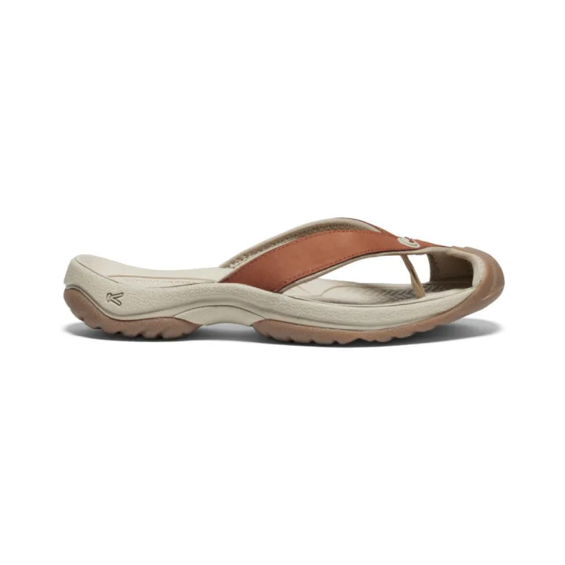 Women's Waimea Leather Flip-Flop  |  Sorrel Horse/Plaza Taupe sold by Keen