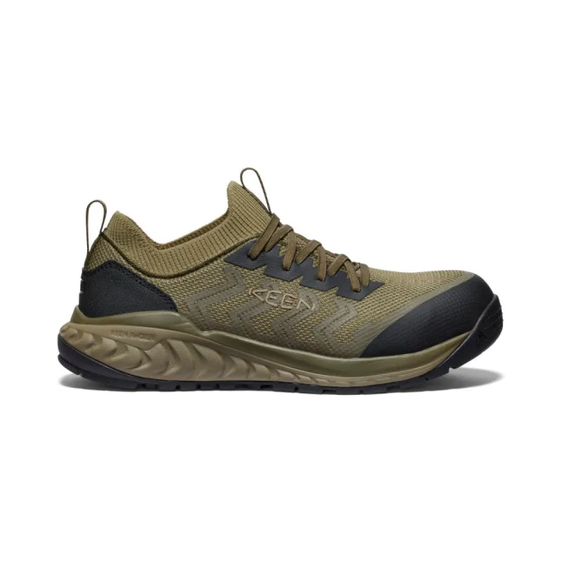 Men's Arvada Shift Work Sneaker (Carbon Toe)  |  Martini Olive/Black sold by Keen