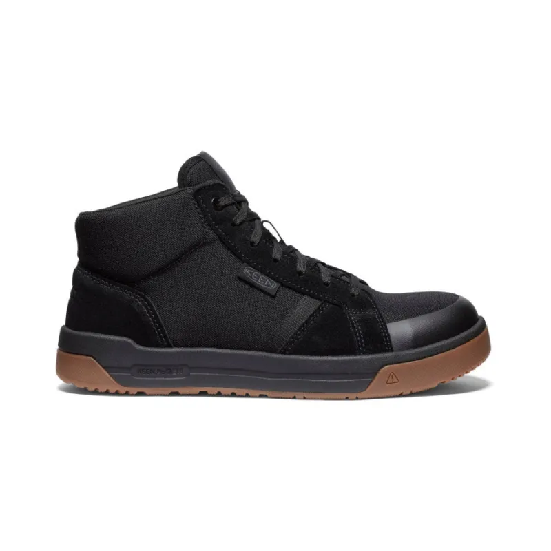 Men's Kenton Mid Work Shoe (Carbon Toe)  |  Black/Gum sold by Keen