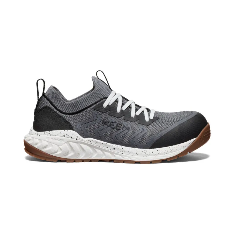 Men's Arvada Shift Work Sneaker (Carbon Toe)  |  Steel Grey/Gum sold by Keen