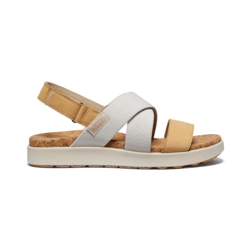 Women's Elle Criss Cross Sandal  |  Birch/Curry sold by Keen