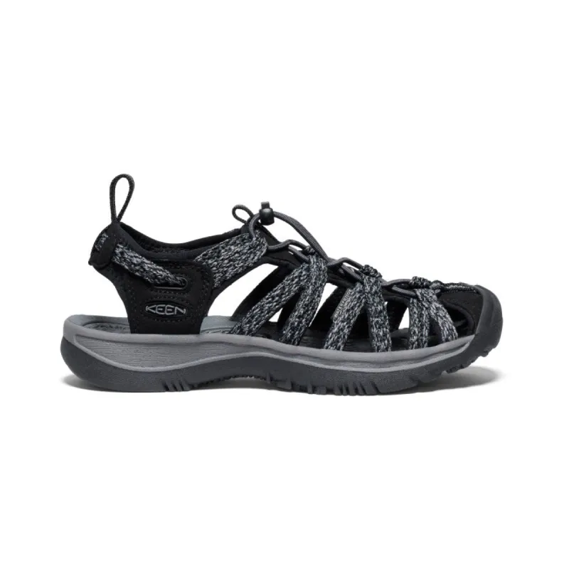 Women's Whisper  |  Black/Steel Grey sold by Keen