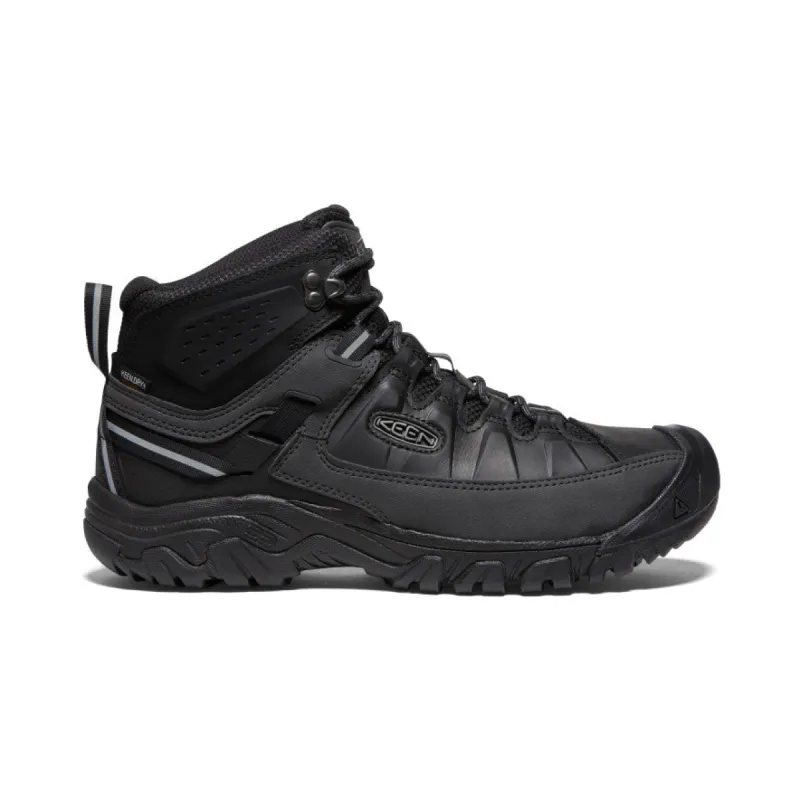 Men's Targhee III Waterproof Mid  |  Triple Black sold by Keen