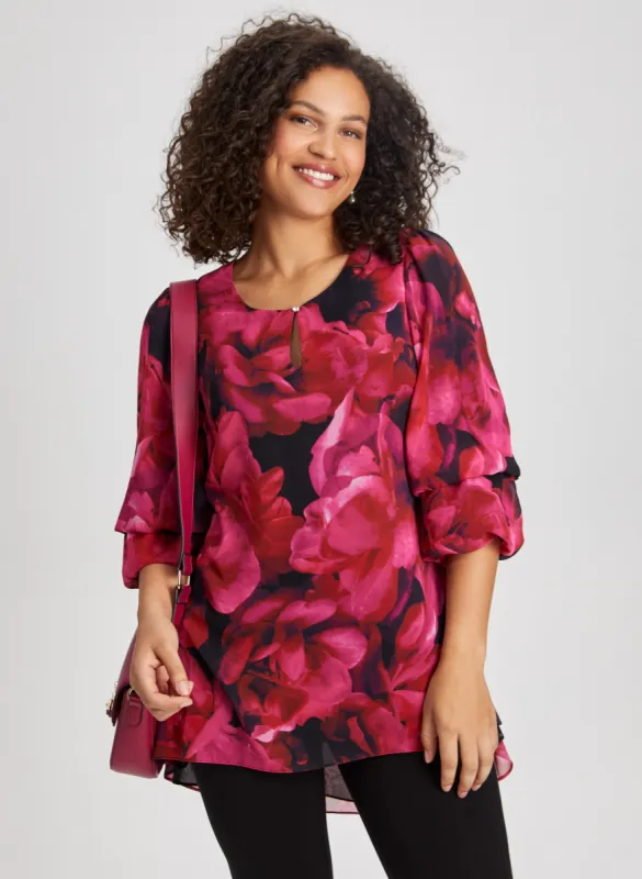 Floral Print Tunic sold by Laura
