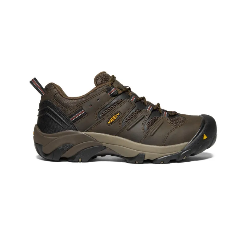 Men's Lansing Low (Steel Toe)  |  Cascade Brown/Fired Brick sold by Keen