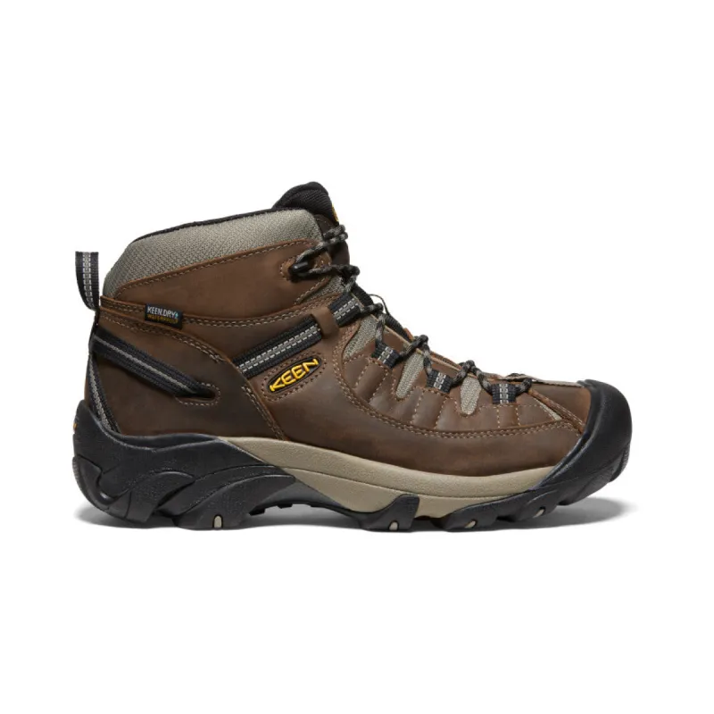 Men's Targhee II Waterproof Mid Wide  |  Shitake/Brindle sold by Keen