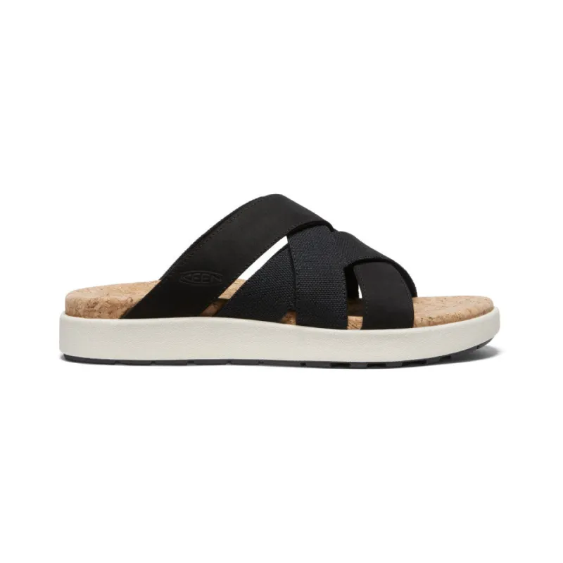 Women's Elle Mixed Slide  |  Black/Birch sold by Keen