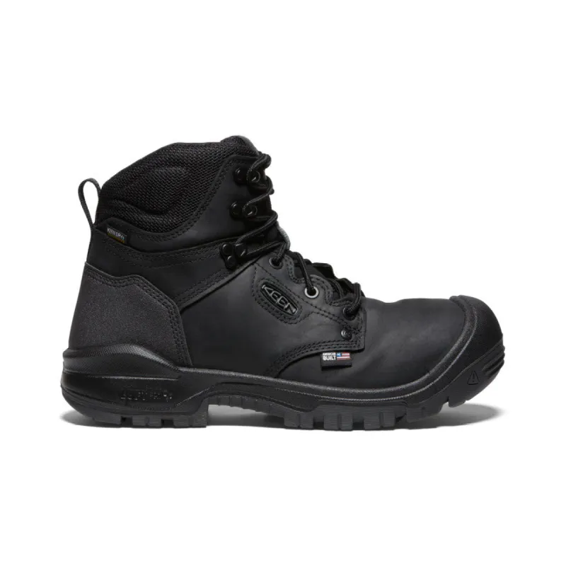 Men's Independence 6" Waterproof Boot (Soft Toe)  |  Black/Black sold by Keen