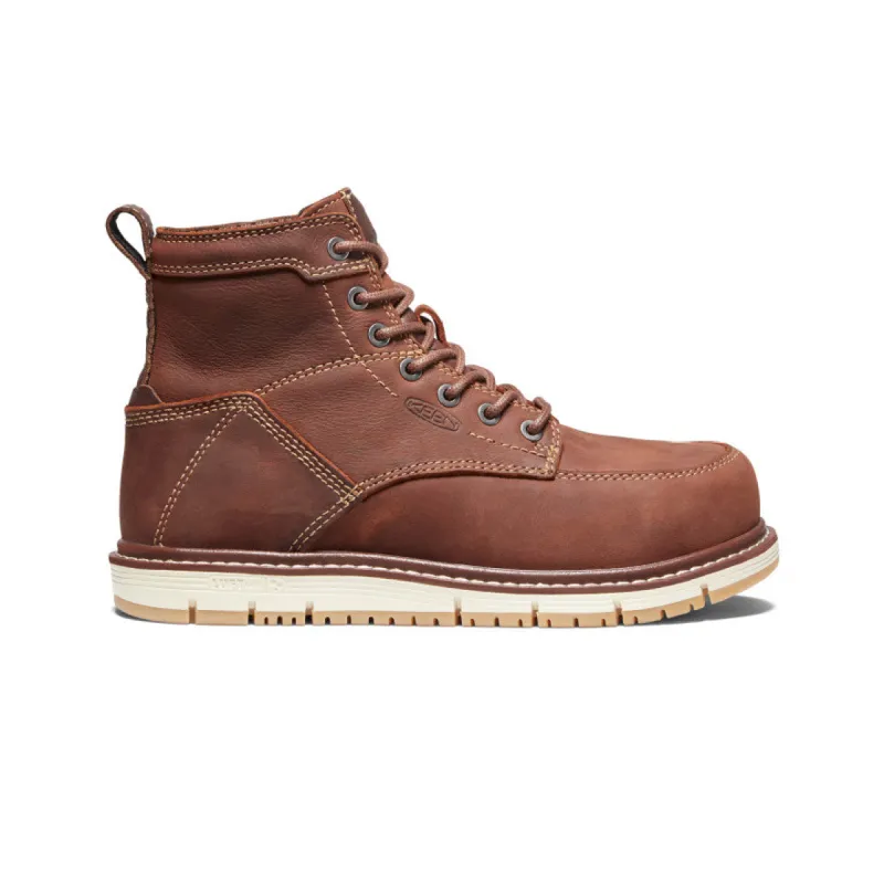 Women's San Jose 6" Boot (Aluminum Toe)  |  Gingerbread/Gum sold by Keen