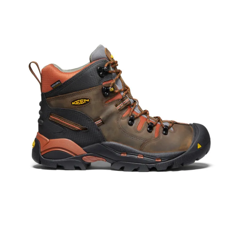 Men's Pittsburgh 6" Waterproof Boot (Soft Toe)  |  Cascade Brown/Bombay Brown sold by Keen