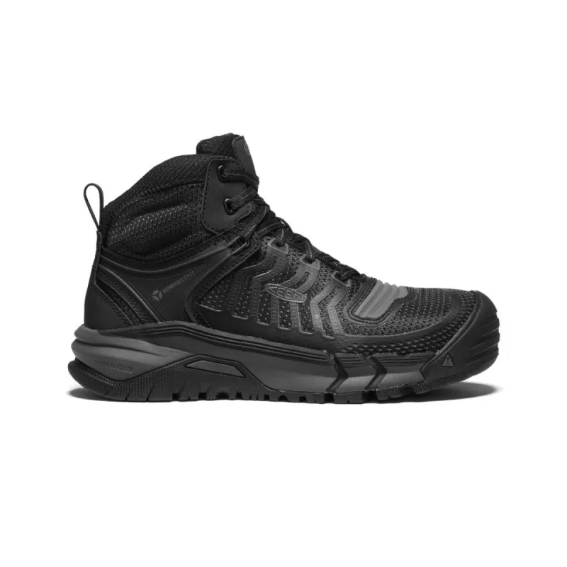 Men's Kansas City Mid (Carbon Toe)  |  Black/Gun Metal sold by Keen