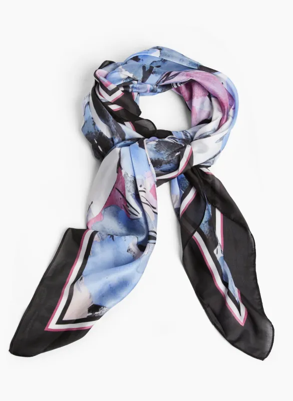 Floral Print Scarf sold by Laura