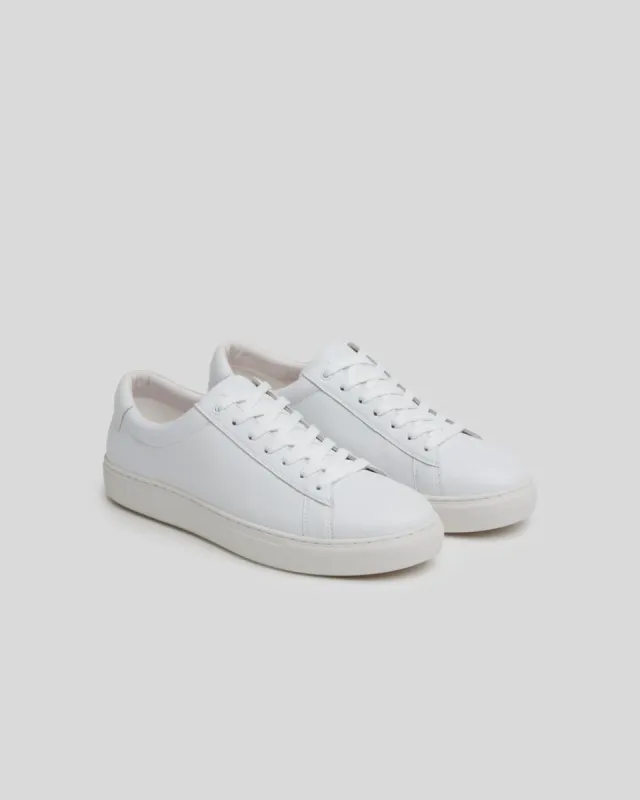 Classic Sneaker in White Leather | Parallel