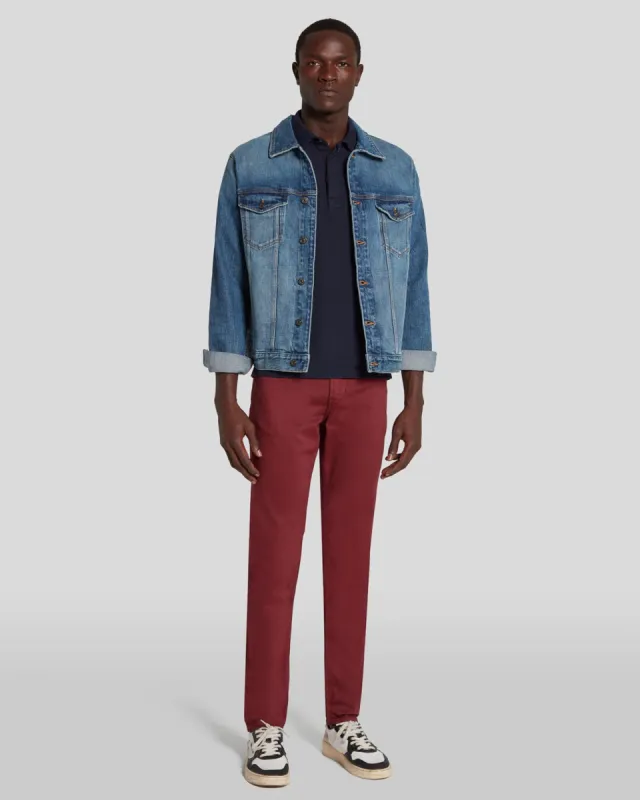 Luxe Performance Slimmy in Mulberry sold by 7 For All Mankind
