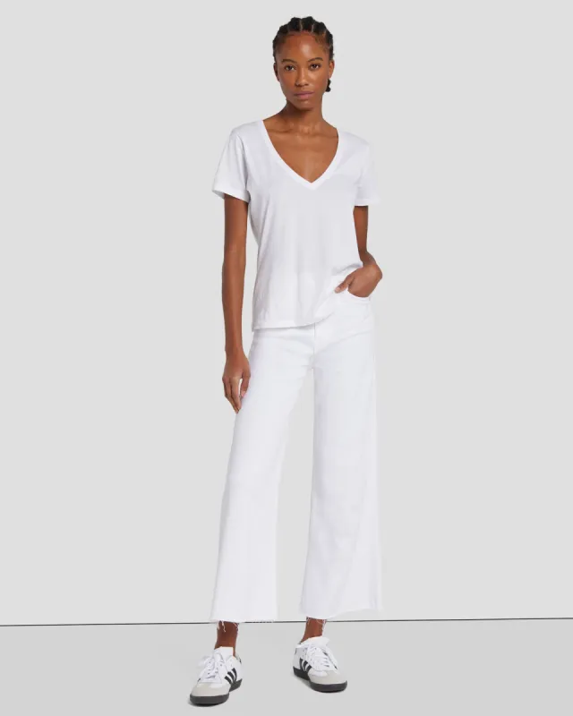 Luxe Vintage Ultra High Rise Cropped Jo in Soleil sold by 7 For All Mankind