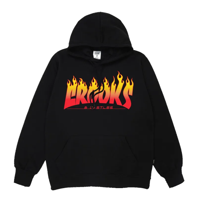 Crooks Flame Logo Hoodie sold by Crooks & Castles