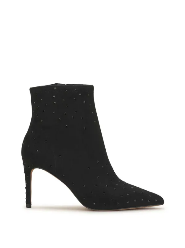 Semaja Pointed Toe Bootie in Embellished Black sold by Jessica Simpson