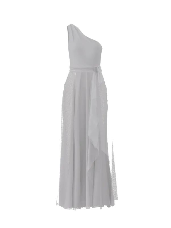 Bodice(Laurie), Skirt(Jaycie),Belt(Sash), platinum sold by Amsale