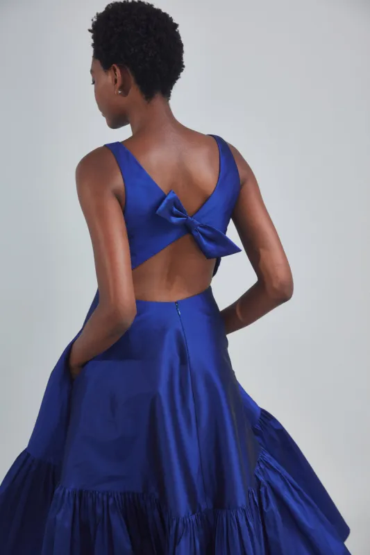 Taffeta High-Low Dress sold by Amsale