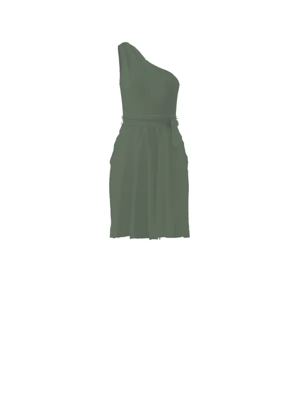 Bodice(Laurie), Skirt(Carla),Belt(Sash), olive sold by Amsale