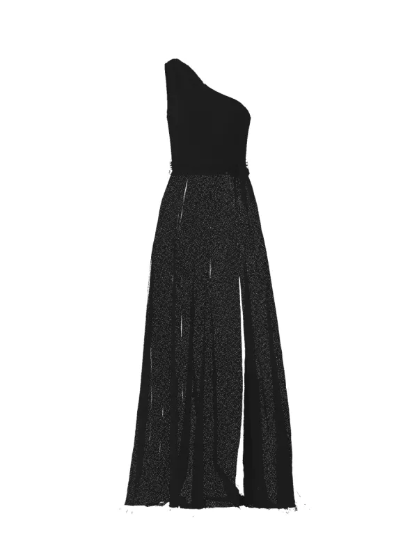 Bodice(Laurie), Skirt(Arabella),Belt(Sash), black sold by Amsale