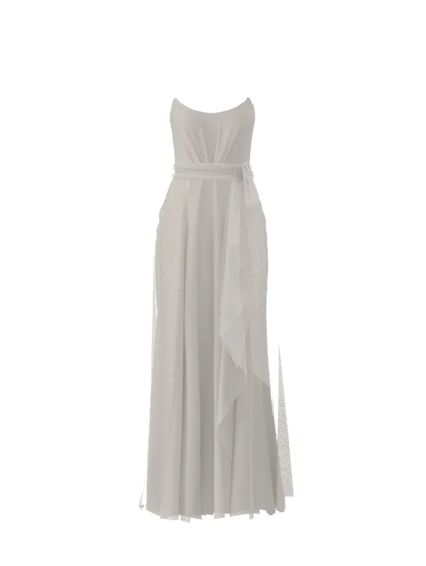 Bodice(Campbell), Skirt(Jaycie),Belt(Sash), dove sold by Amsale