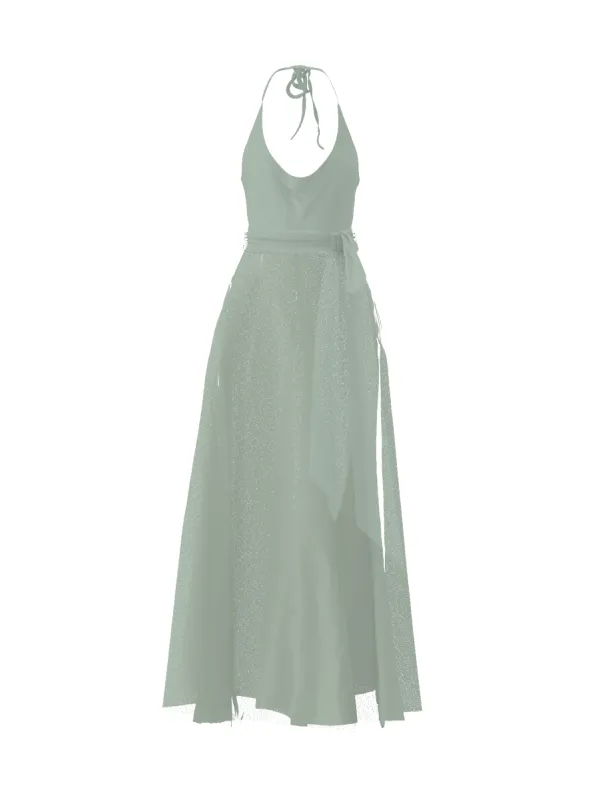 Bodice(Daryn), Skirt(Cerisa),Belt(Sash), sage sold by Amsale