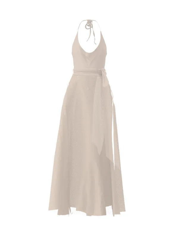 Bodice(Daryn), Skirt(Cerisa),Belt(Sash), fawn sold by Amsale