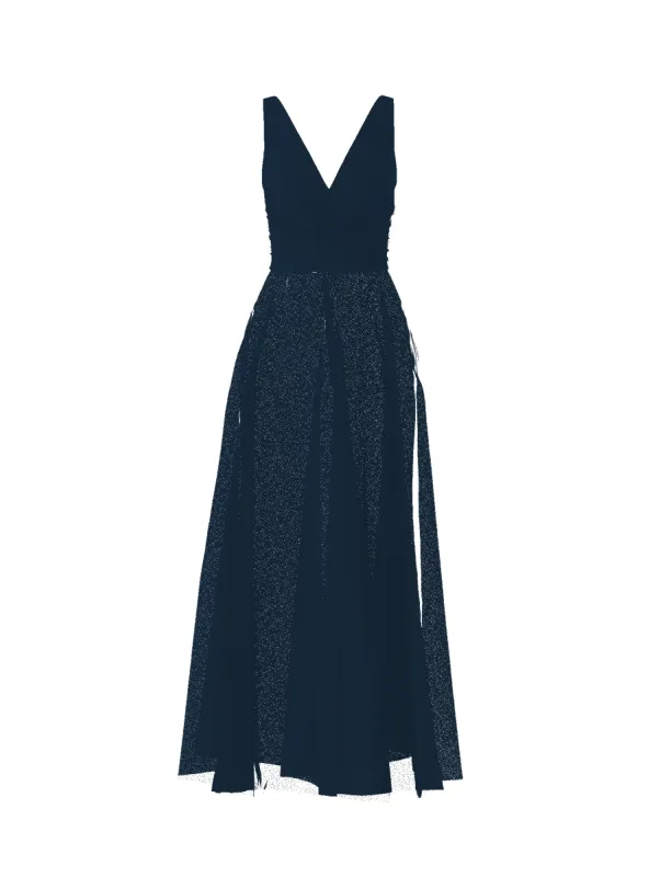 Bodice(Justine), Skirt(Cerisa), navy sold by Amsale
