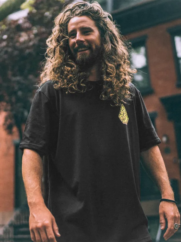 Featured Artist Tetsunori Short Sleeve Tee - Black sold by Volcom