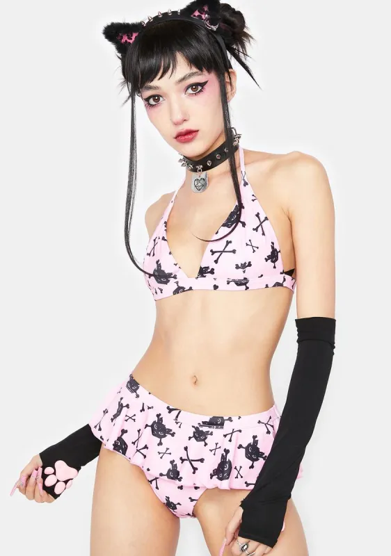 Furrocious Kitty Bikini Set sold by Dolls Kill