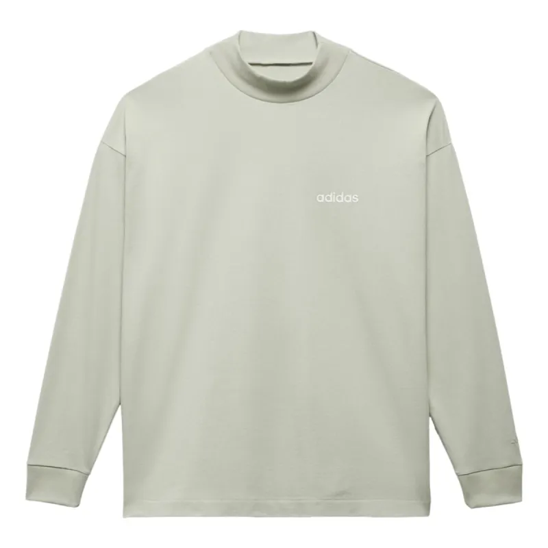 adidas Basketball Long Sleeve Tee 'Green' IA3422 sold by KicksCrew