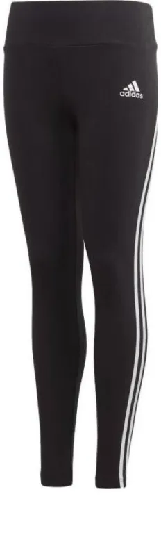 (GS) Adidas 3-Stripes Cotton Tights 'Black' GE0945 sold by KicksCrew