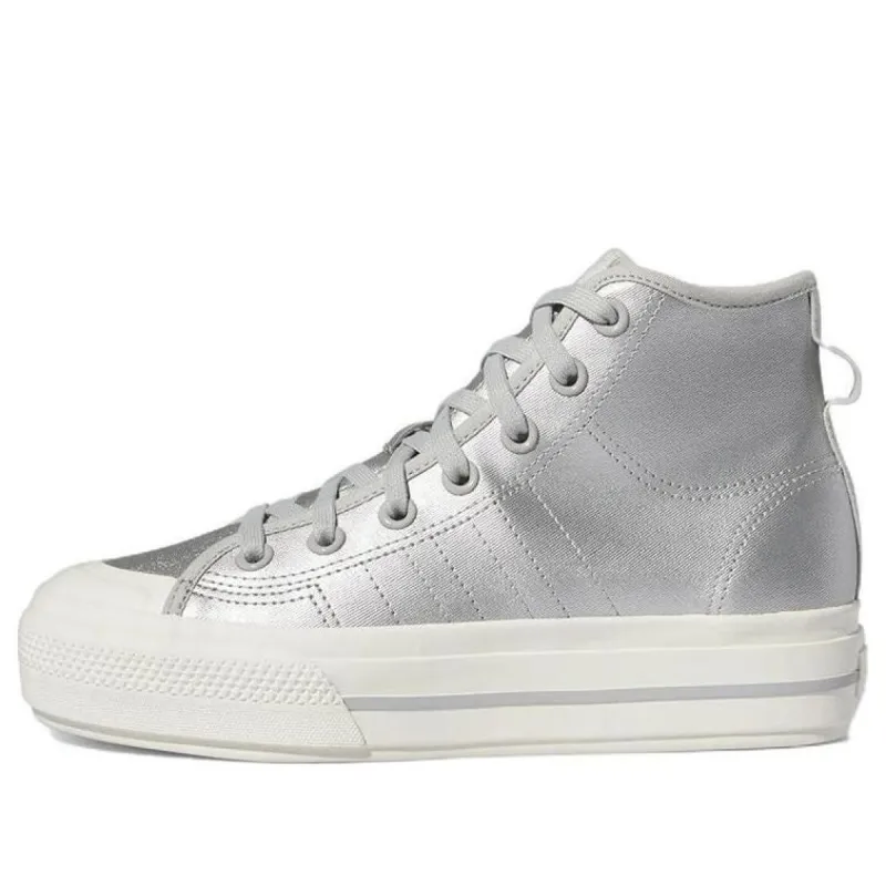 (WMNS) adidas originals Nizza Rf Platform Mid 'Sliver' GX8369 sold by KicksCrew