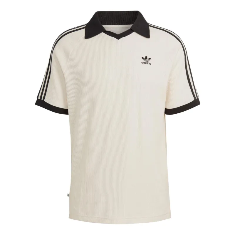 adidas originals Adicolor Classics Waffle Polo Shirt 'Beige' HA9311 sold by KicksCrew