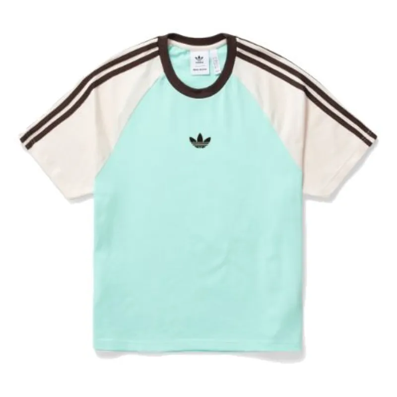 adidas originals x Wales Bonner Short Sleeve T-shirt 'Clear Mint' IJ8354 sold by KicksCrew
