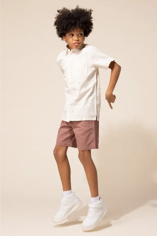 Boys Solid Drawstring Short sold by Urban Planet