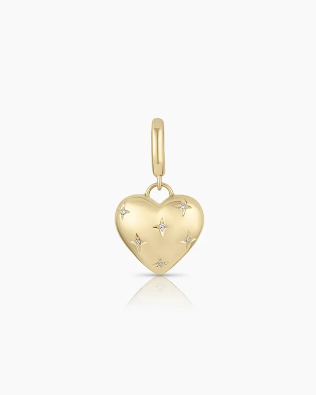 Diamond Heartful Charm sold by Gorjana
