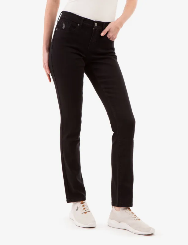 MID RISE SLIM STRAIGHT JEANS sold by U.S. Polo Assn.