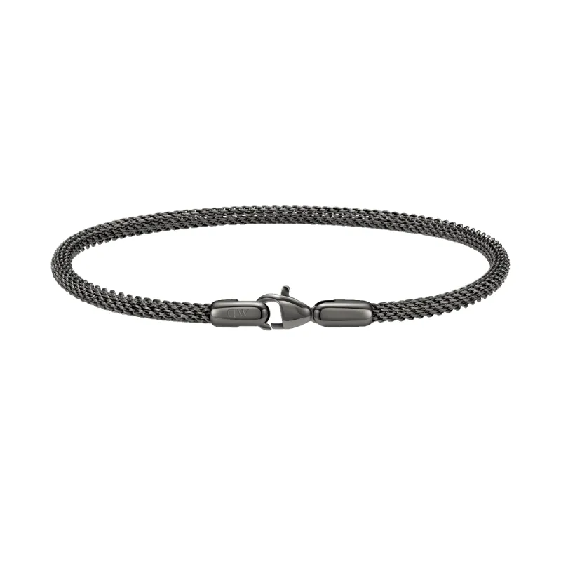Tide Mesh Bracelet Graphite 2.8 sold by Daniel Wellington