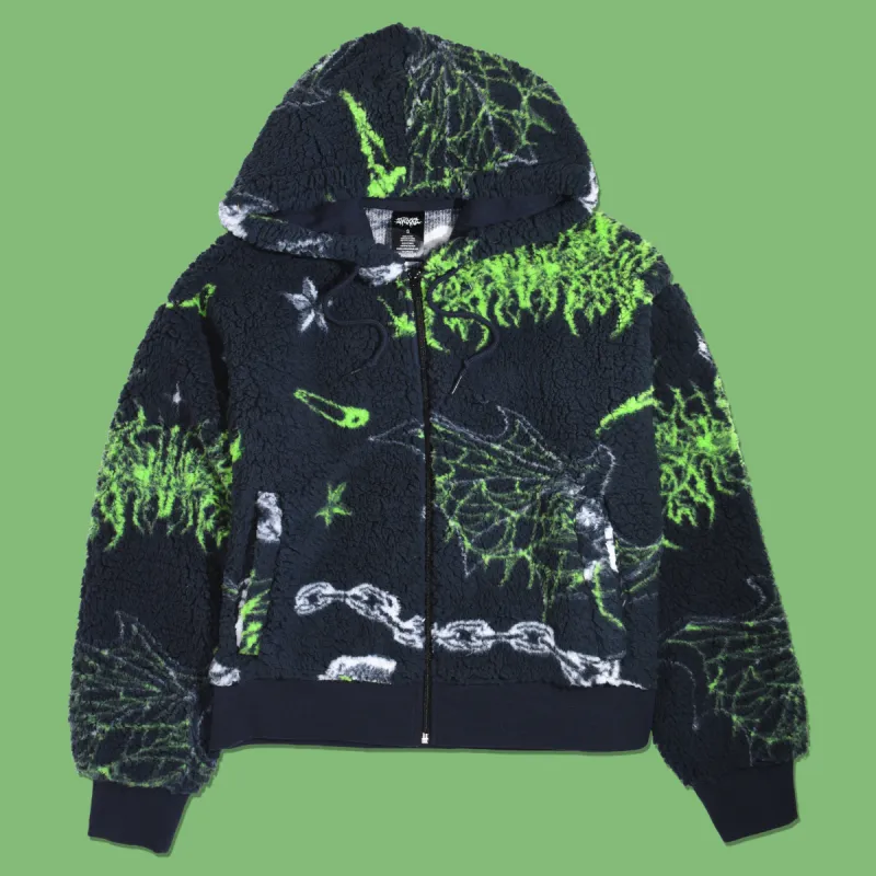 All Over Print Sherpa Jacket sold by SWIXXZ by Maggie Lindemann