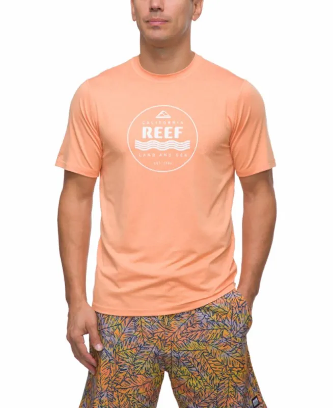 Reef Apparel Men CALICIRCLE SS SURF SHIRT TANGERINE sold by Reef