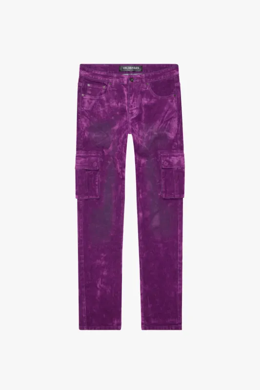 "LUXE" PURPLE SUEDE SKINNY JEAN sold by valabasas