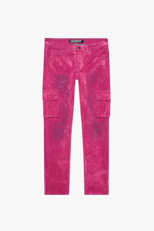 "LUXE" SUEDE SKINNY JEAN PINK sold by valabasas