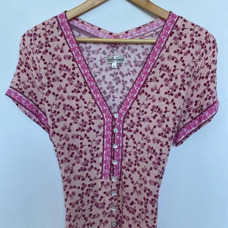 Dahlia Mini Dress in Rosé - Pre-loved sold by Arnhem