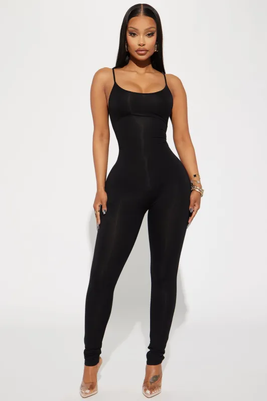 Nova Season Jumpsuit - Black sold by Fashion Nova