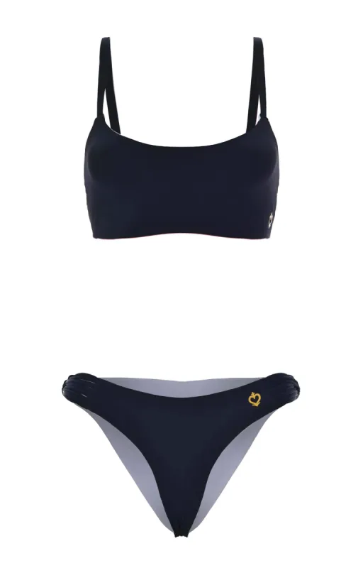 Set Bikini Top Dhea-Bottom Sumatra, Plain, Reversible sold by Love Anchor