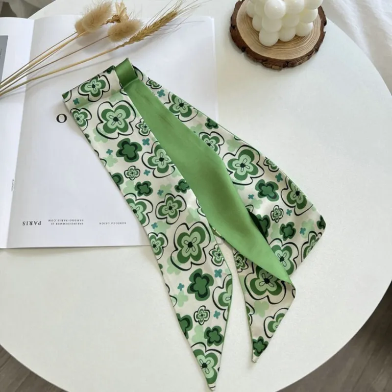 Green Satin Scarf sold by Streetwear Society
