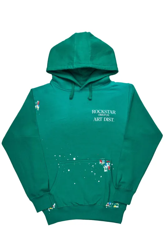 Rockstar Art Dist. Light Green Graphic Hoodie sold by Rockstar Original