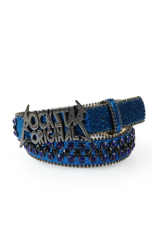 Silas Rockstar Logo Belt- Royal Blue sold by Rockstar Original